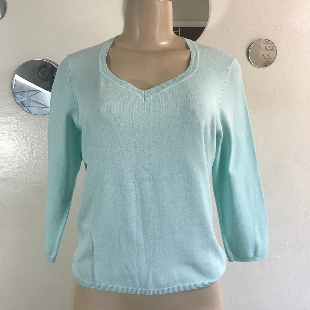 Hilliard & Hanson mint color sweater MP